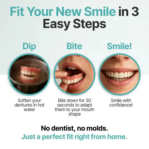 2026 NEW Upgraded 2.0🏆🌎Ends Today: 70% OFF! ⏰SAYAVAUS™ Medical Full Denture with Strong Suctiond🦷Obtain American Dental Association (ADA) Certification