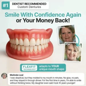 🌎Ends Today: 70% OFF! ⏰SAYAVAUS™Custom-Fit Instant Smile Dentures – Natural Looking Comfort Fit
