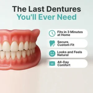 🌎Ends Today: 70% OFF! ⏰SAYAVAUS™Custom-Fit Instant Smile Dentures – Natural Looking Comfort Fit