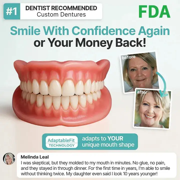 🌎Ends Today: 70% OFF! ⏰SAYAVAUS™Medical Full Denture with Strong Suctiond🦷Obtain Dental Association Certification